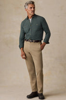 Faherty Brand Field Knit Shirt - Forest Trail