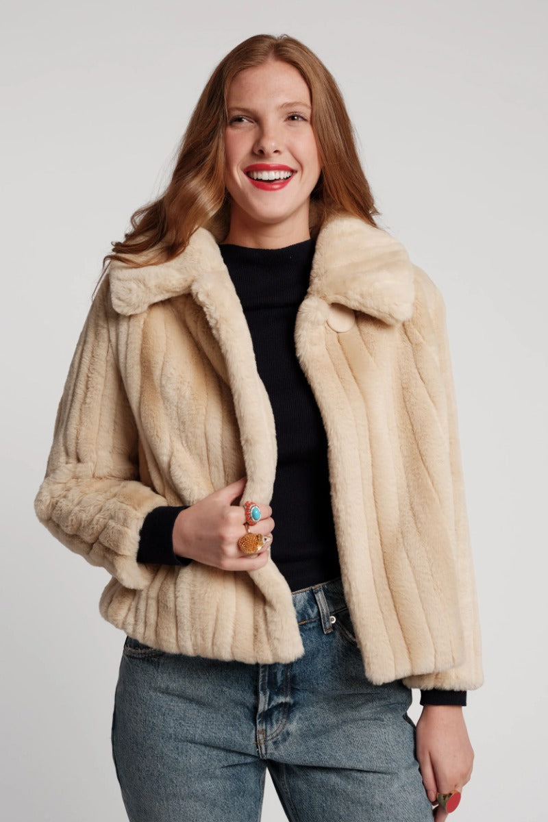 Frances Valentine Babe Faux Fur Jacket