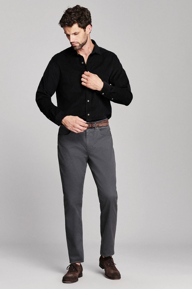Billy Reid Corduroy Cedar Shirt - Black