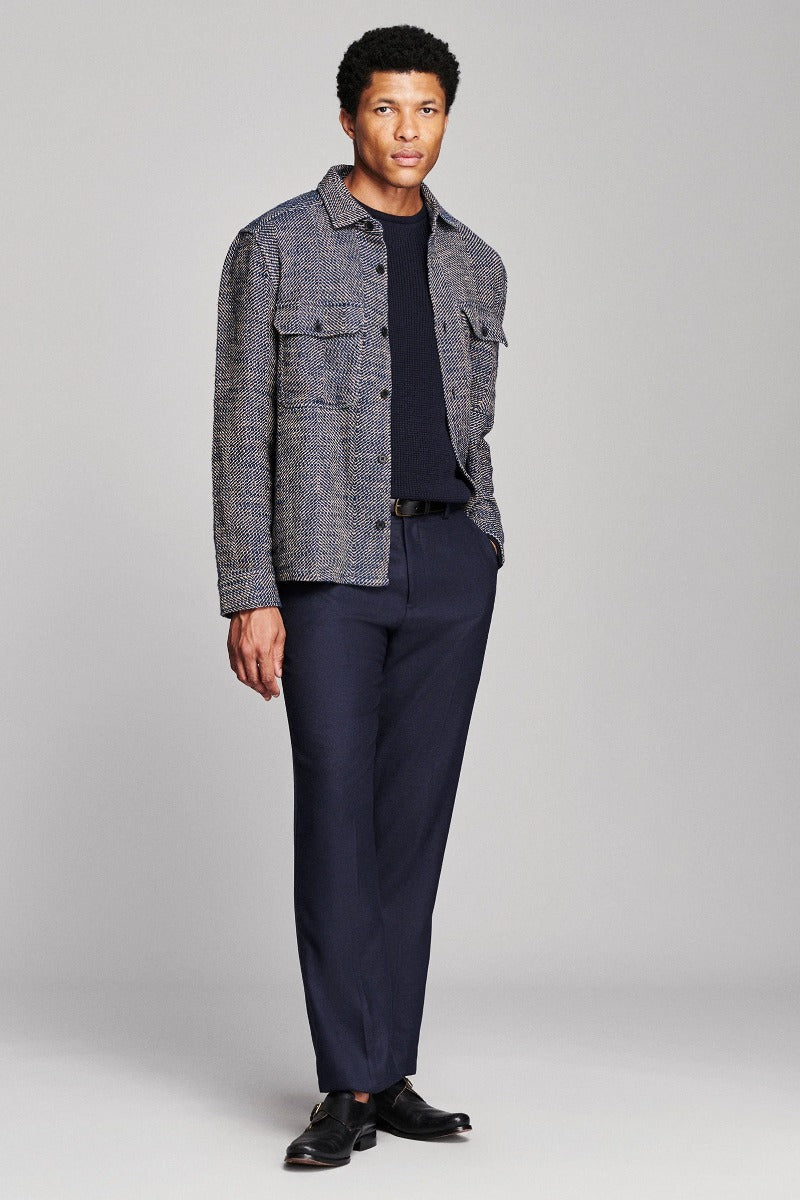 Billy Reid Herringbone CPO Overshirt