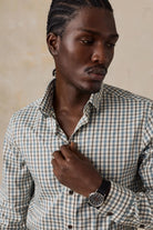 Faherty Brand Soft Twill Movement Shirt in Burr Oak Gingham