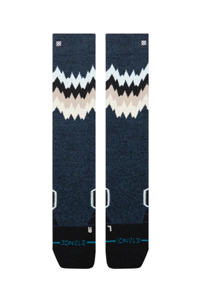 Stance Thompson Mid Wool Snow - Black Heather