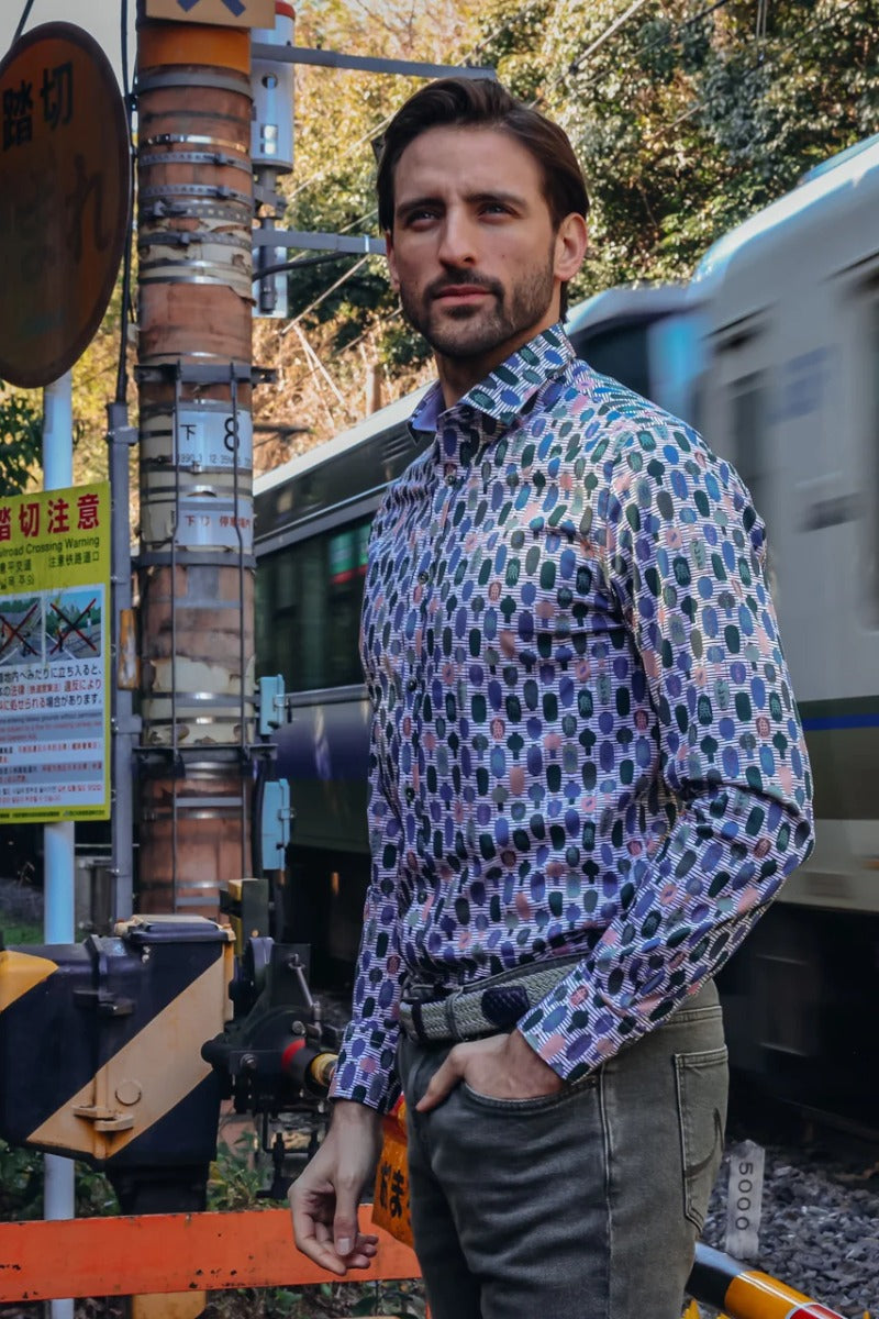 A Fish Named Fred Shirt Lanterns - Mulitcolour Blue