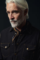 Billy Reid Shoals Denim Shirt - Black