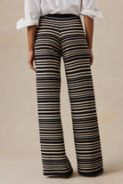 Faherty Brand Throwback Studio Sweater Pant - Coastal Coal Stripe
