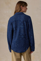 Faherty Brand Twill Terry Shirt Jacket - Bayshore Bandana
