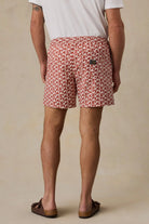 Faherty Brand All Day Trunk (6") in Clay Wave Block