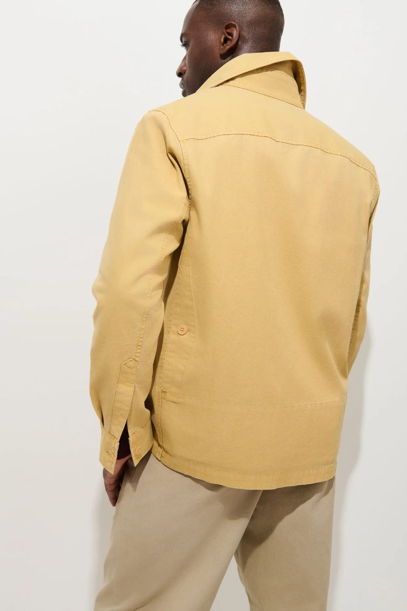 Alex Mill Garment Dyed Chore Jacket in Canvas - Einkorn