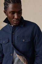 Faherty Brand Stretch Blanket Lined CPO - Abyss Navy