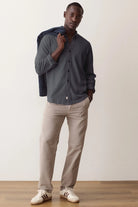 Marine Layer Luxe Jersey Shirt - Asphalt