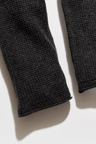 Billy Reid Martin Mini Waffle Crew - Charcoal Heather