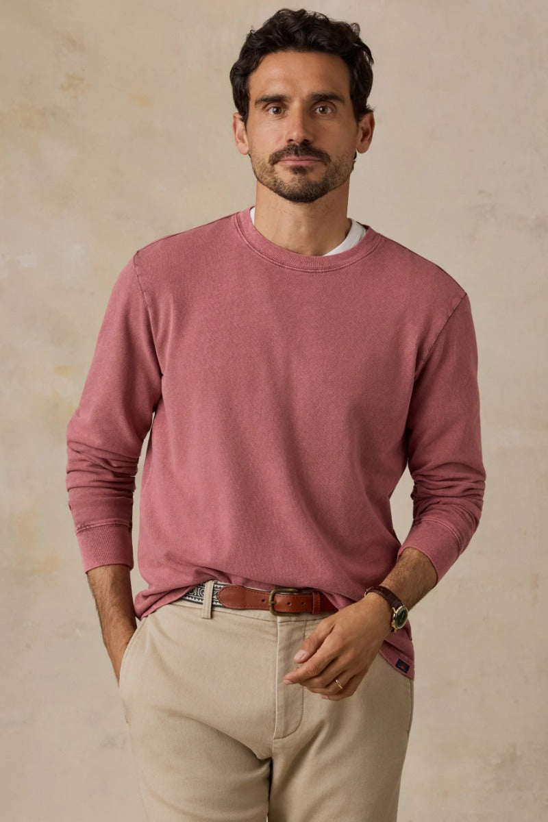 Faherty Brand Long-Sleeve Recycled Terry Tee