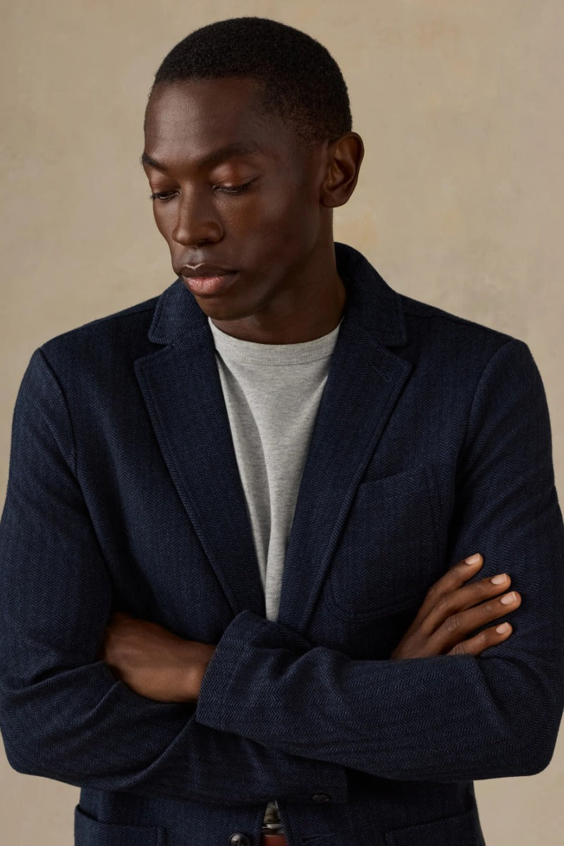 Faherty Brand Inlet Knit Tweed Blazer