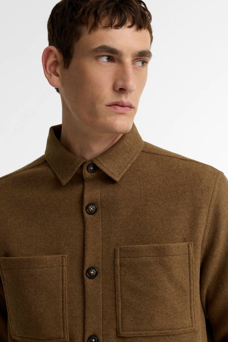 Barbour Marltown Tailored Wool-Blend Overshirt