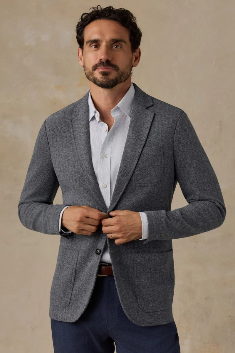 Faherty Brand Inlet Knit Tweed Blazer