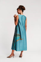 Frances Valentine Alice Midi Dress  - Teal