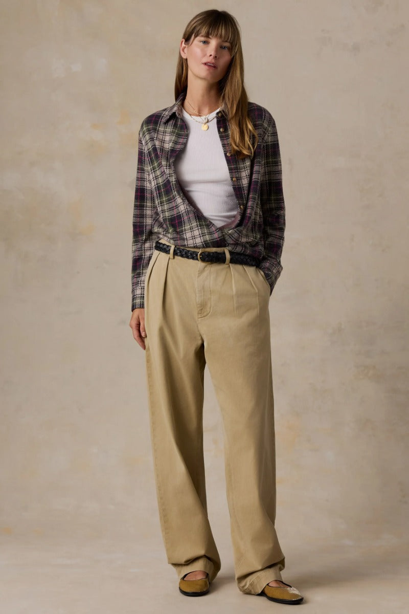 Faherty Brand Legend Sweater Classic Shirt - Sugar Hill Plaid