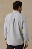 Faherty Brand Laundered Oxford Shirt - Classic Blue Stripe