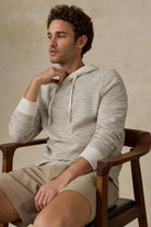Faherty Brand Sunwashed Organic Hoodie - Cedar Falls Stripe