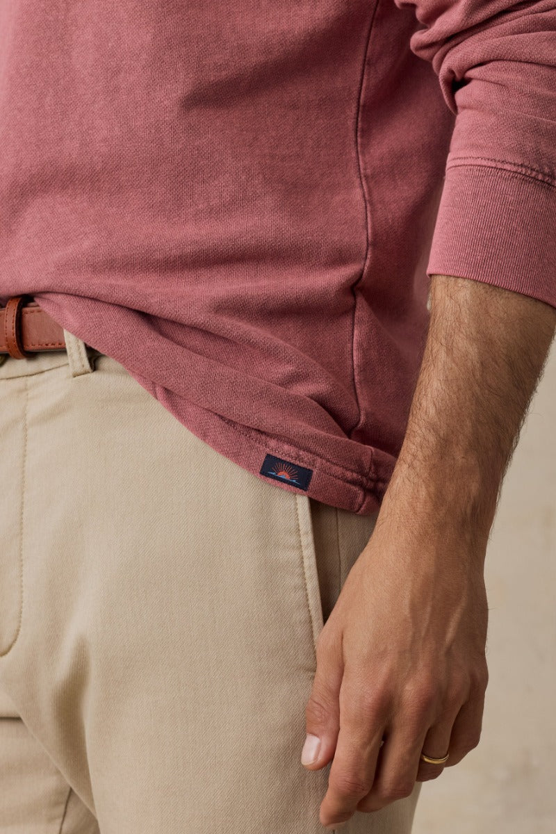Faherty Brand Long-Sleeve Recycled Terry Tee