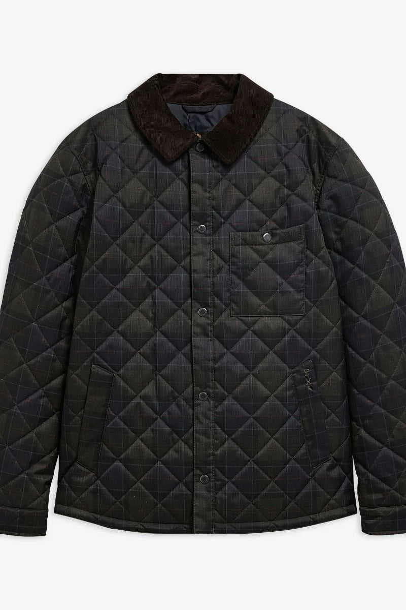 Barbour Tartan Shirt Quilted Jacket