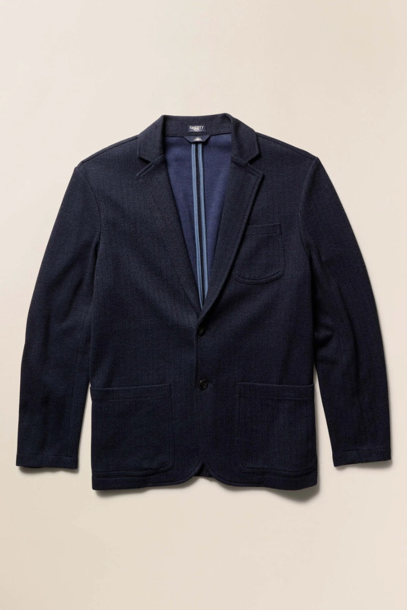 Faherty Brand Inlet Knit Tweed Blazer