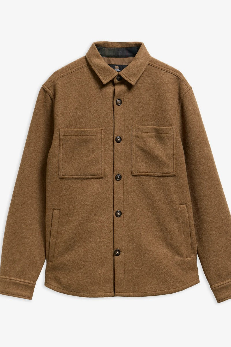 Barbour Marltown Tailored Wool-Blend Overshirt