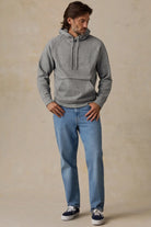 Faherty Brand High Standard Fleece Hoodie - Pebble Grey Heather
