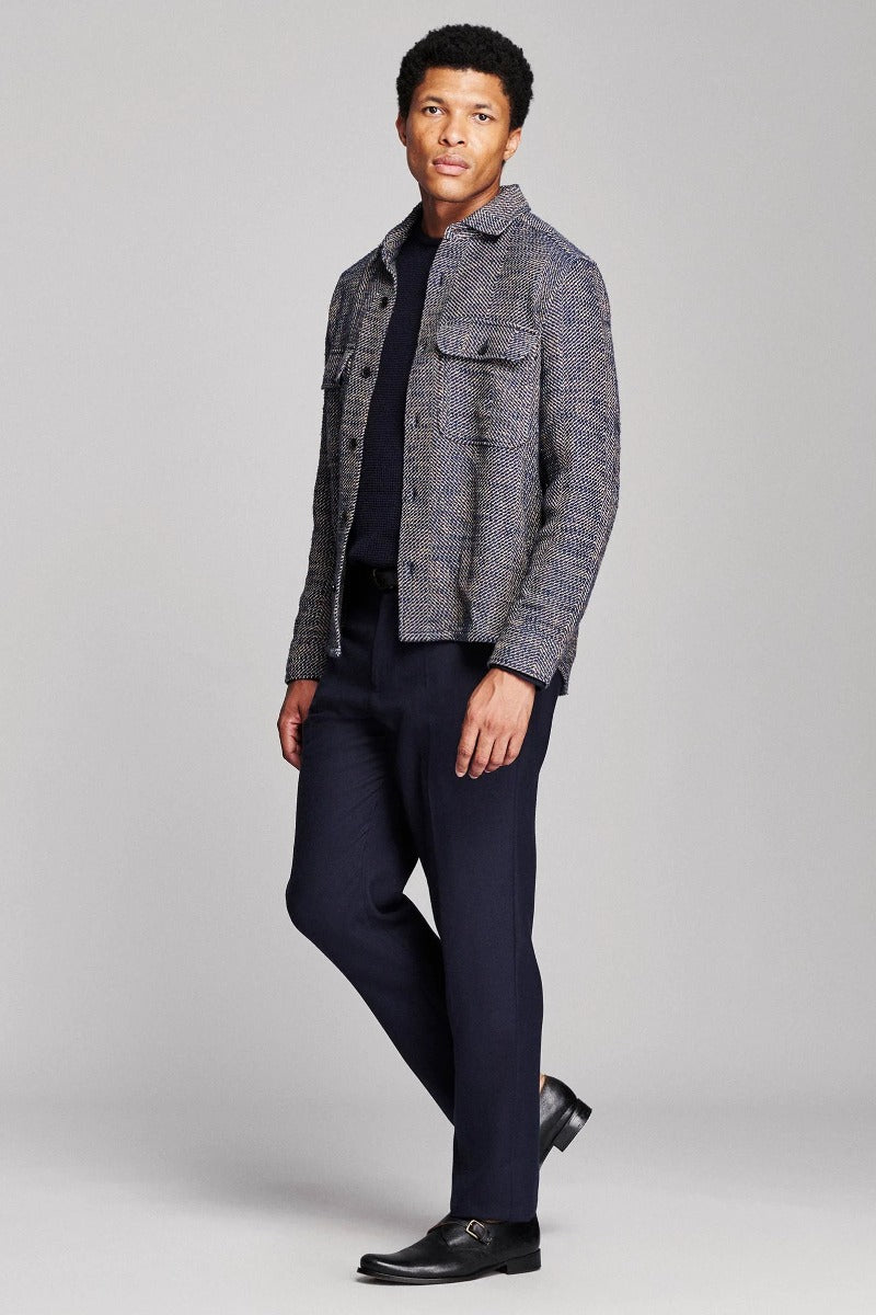 Billy Reid Herringbone CPO Overshirt