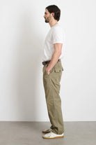Alex Mill Field Pant in Herringbone - Vintage Olive