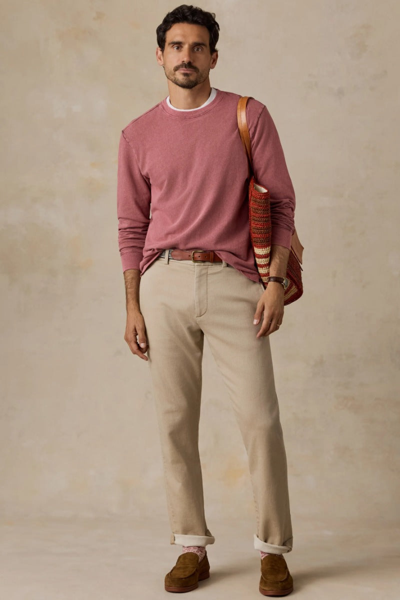 Faherty Brand Long-Sleeve Recycled Terry Tee