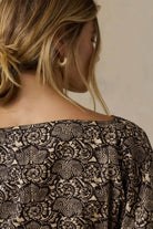 Faherty Brand Coastal Poplin Faye Top - Night Bloom
