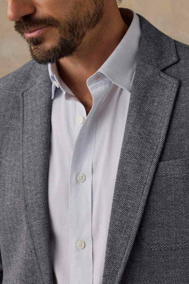 Faherty Brand Inlet Knit Tweed Blazer
