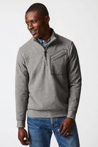 Quilted Half Zip - Billy Reid - Archery Close