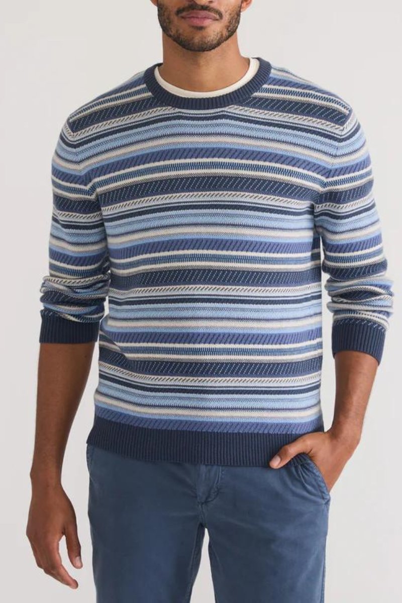 Reed Jacquard Sweater - Marine Layer - Archery Close