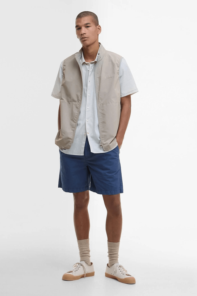 Rye Lightweight Gilet in Concrete - Barbour - Archery Close