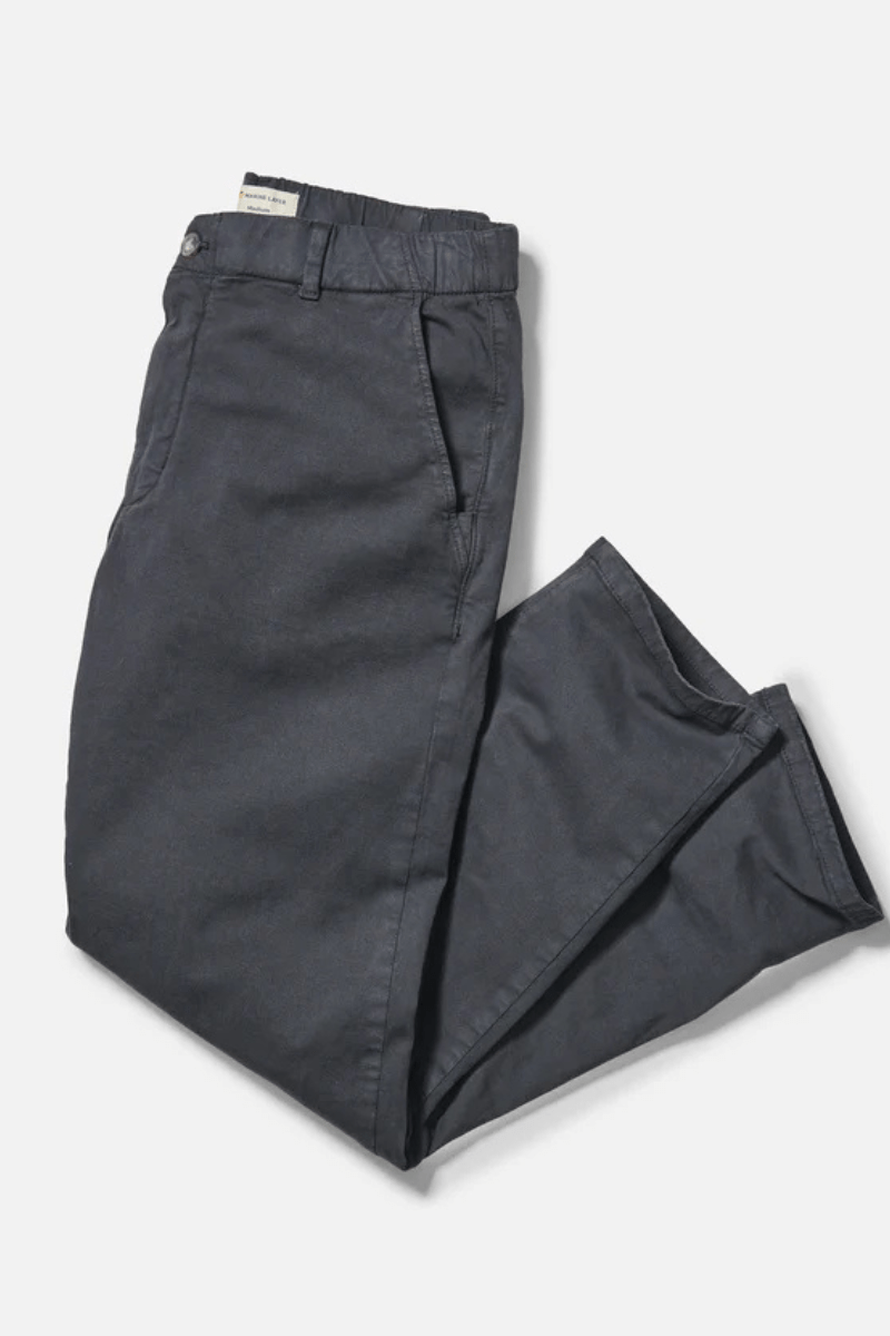 Saturday Athletic Fit Twill Chino - Marine Layer - Archery Close