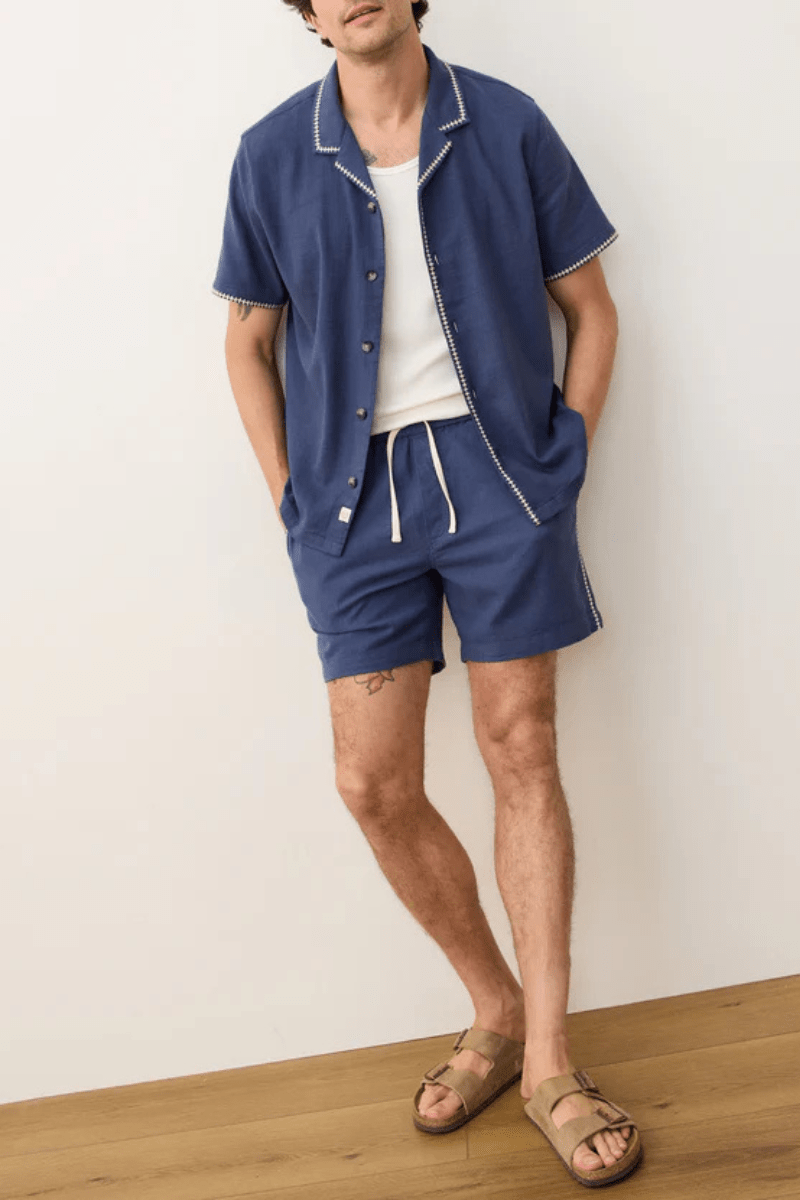 Saturday Beach Short 6" Vintage Indigo - Marine Layer - Archery Close