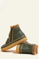 Setsu Boot in Moss Leather - Laidback London - Archery Close