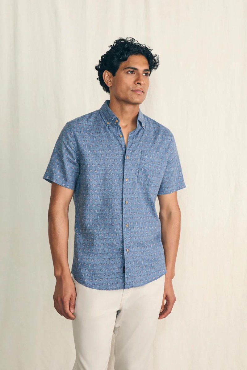 Short Sleeve Breeze Shirt - Faherty Brand - Archery Close