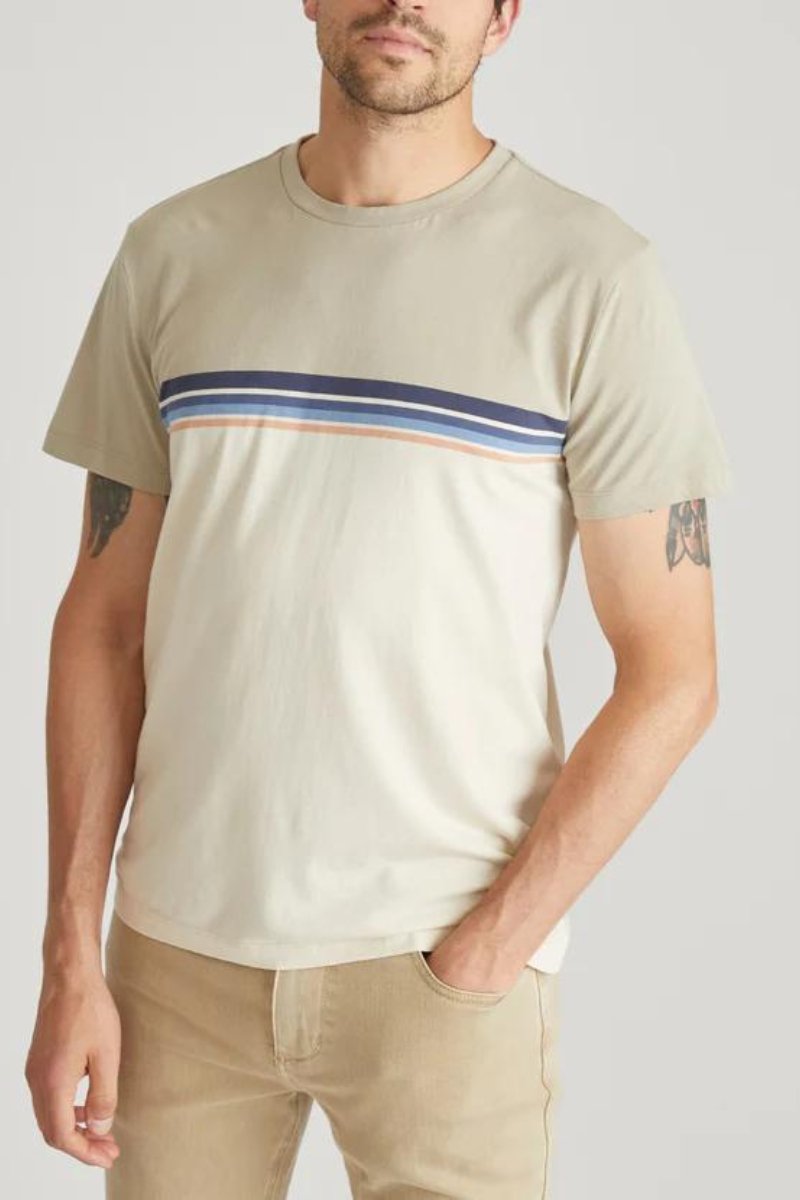 Signature Crew Stripe Tee - Marine Layer - Archery Close