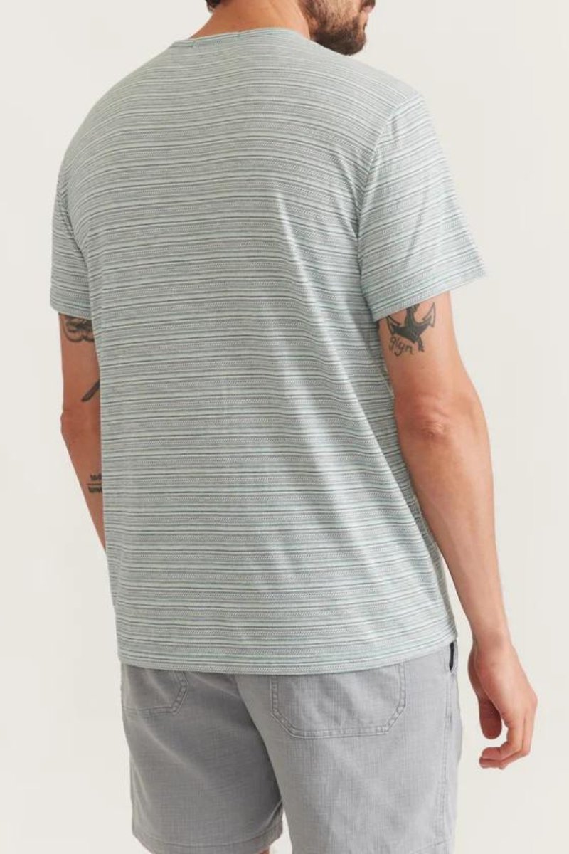 Signature Crew Stripe Tee - Marine Layer - Archery Close