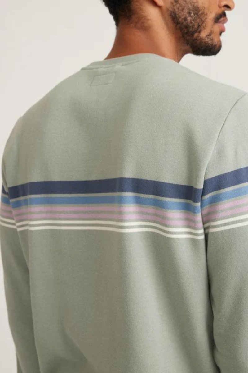 Signature Fleece Crewneck - Marine Layer - Archery Close