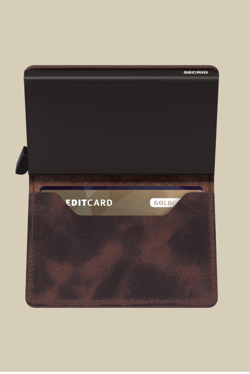Slimwallet in Vintage Chocolate - Secrid - Archery Close