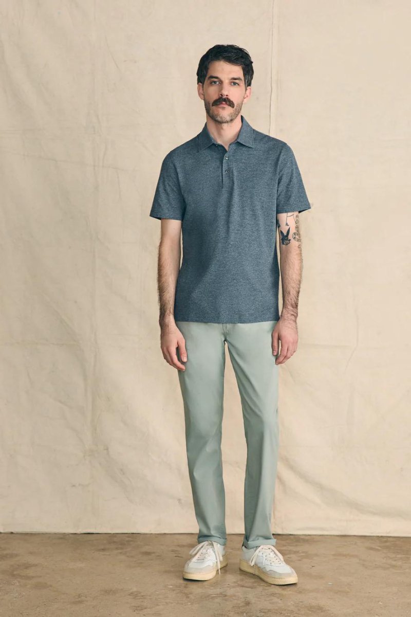 SS Movement Pique Polo - Faherty Brand - Archery Close