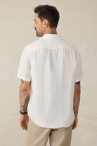 SS Palma Linen Shirt - Faherty Brand - Archery Close
