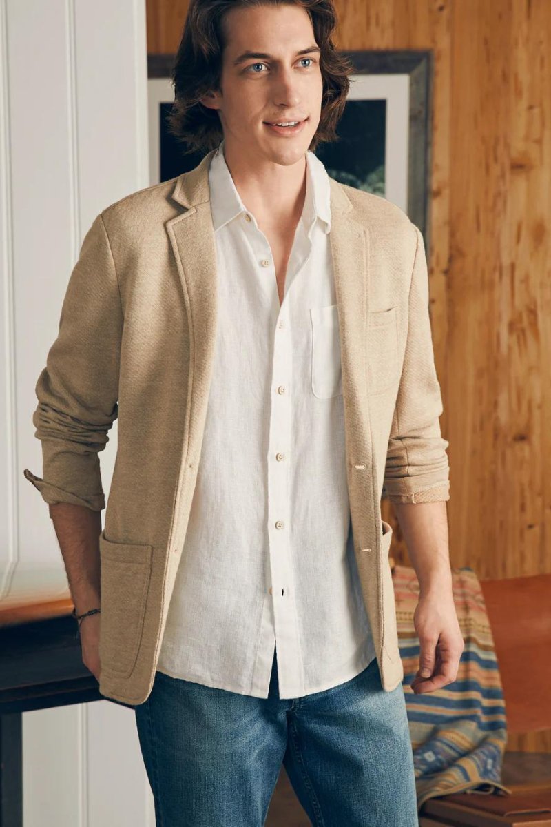 SS Palma Linen Shirt - Faherty Brand - Archery Close