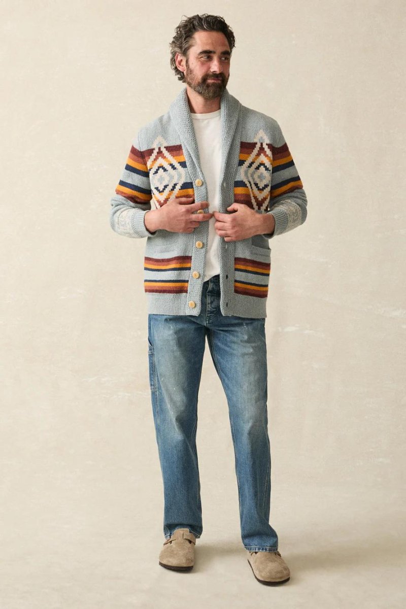 Steven Paul Judd Cardigan Sweater - Faherty Brand - Archery Close