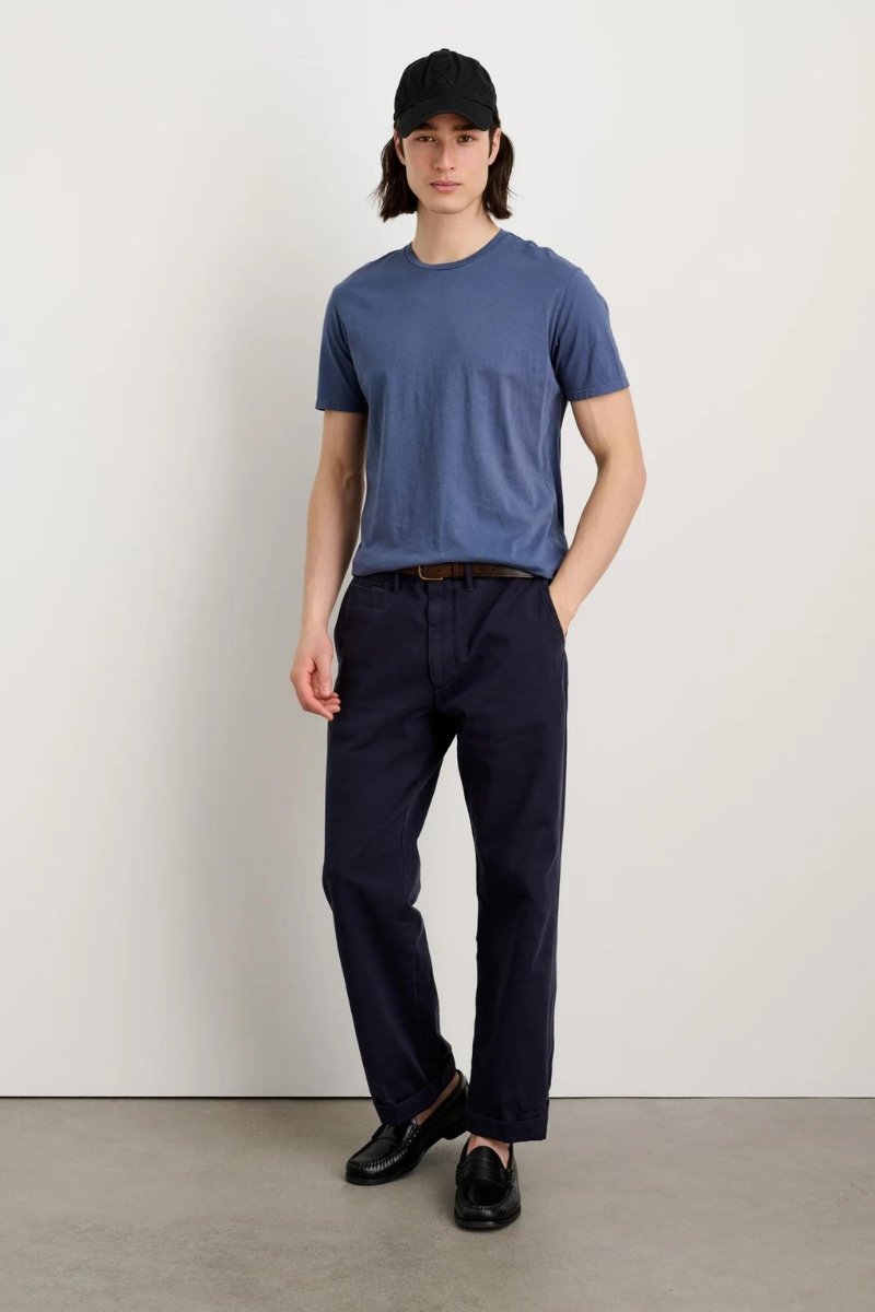 Straight Leg Pant in Vintage Washed Chino - Alex Mill - Archery Close