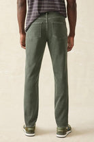 Stretch Terry 5 Pocket - Fall Olive - Faherty Brand - Archery Close